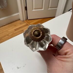 Clear Glass Cabinet Knob